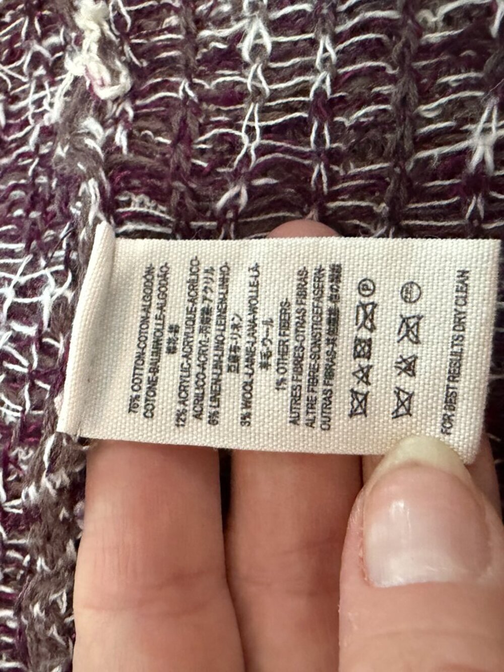 FREE PEOPLE Mixed Media Longline Cardigan Sweater Duster Hooded Size Medium - Picture 12 of 13